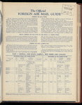 The Official foreign air mail guide