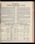 The Official foreign air mail guide