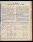 The Official foreign air mail guide