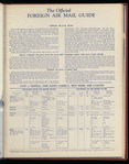 The Official foreign air mail guide
