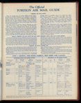 The Official foreign air mail guide