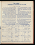 The Official foreign air mail guide