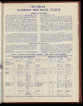 The Official foreign air mail guide