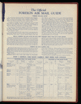 The Official foreign air mail guide