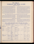 The Official foreign air mail guide
