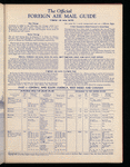 The Official foreign air mail guide