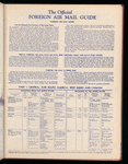 The Official foreign air mail guide
