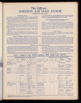 The Official foreign air mail guide