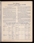 The Official foreign air mail guide