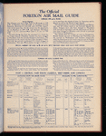 The Official foreign air mail guide
