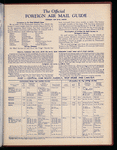 The Official foreign air mail guide