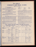 The Official foreign air mail guide