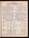 The Official foreign air mail guide