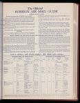 The Official foreign air mail guide