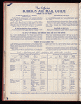 The Official foreign air mail guide