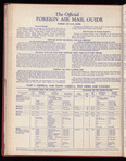 The Official foreign air mail guide