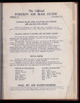 The Official foreign air mail guide