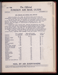 The Official foreign air mail guide