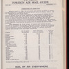 The Official foreign air mail guide