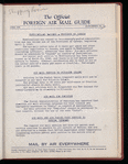 The Official foreign air mail guide