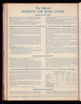 The Official foreign air mail guide