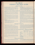 The Official foreign air mail guide