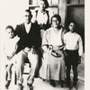 Lawrence Reddick (right), approximately 10 years old, with his parents and siblings outside a house in Jacksonville, Florida