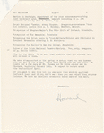 Letter from Howard S. Mott to Berg Collection Lola Szladits regarding Abbey Theatre ephemera