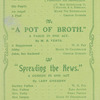 Special performance of the Hour Glass, Pot of Broth, Spreading the News at the Abbey Theatre
