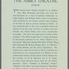The Abbey Theatre, Dublin