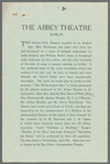 The Abbey Theatre, Dublin