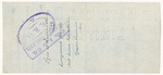 Checks (2) by Lady Gregory and made out by her to George William Russell