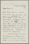 W.B. Yeats to Augusta Gregory  ALS Apr. 27 1916