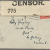 W.B. Yeats to Augusta Gregory  ALS Apr. 27 1916