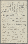 Augusta Gregory to W.B. Yeats ALS May 13 [1916-17?]