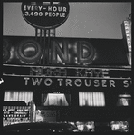 Bond sign marquee advertising New York City Ballet