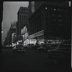 Bond sign marquee advertising New York City Ballet