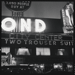 Bond sign marquee advertising New York City Ballet