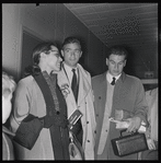 Members of New York City Ballet at Idlewild Airport, on their way to Covent Garden