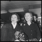 Members of New York City Ballet at Idlewild Airport, on their way to Covent Garden