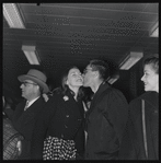 Members of New York City Ballet at Idlewild Airport, on their way to Covent Garden