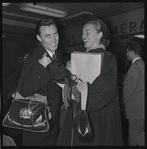 Members of New York City Ballet at Idlewild Airport, on their way to Covent Garden