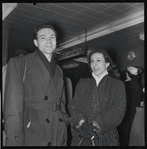 Members of New York City Ballet at Idlewild Airport, on their way to Covent Garden