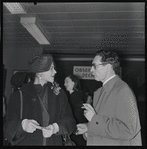 Members of New York City Ballet at Idlewild Airport, on their way to Covent Garden