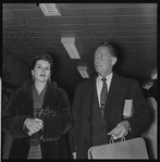 Members of New York City Ballet at Idlewild Airport, on their way to Covent Garden