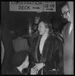 Members of New York City Ballet at Idlewild Airport, on their way to Covent Garden