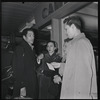 Members of New York City Ballet at Idlewild Airport, on their way to Covent Garden