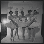 Patricia Wilde, Diana Adams, Maria Tallchief, Tanaquil Le Clercq, and Melissa Hayden in Caracole