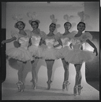 Patricia Wilde, Diana Adams, Maria Tallchief, Tanaquil Le Clercq, and Melissa Hayden in Caracole