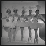 Patricia Wilde, Diana Adams, Maria Tallchief, Tanaquil Le Clercq, and Melissa Hayden in Caracole